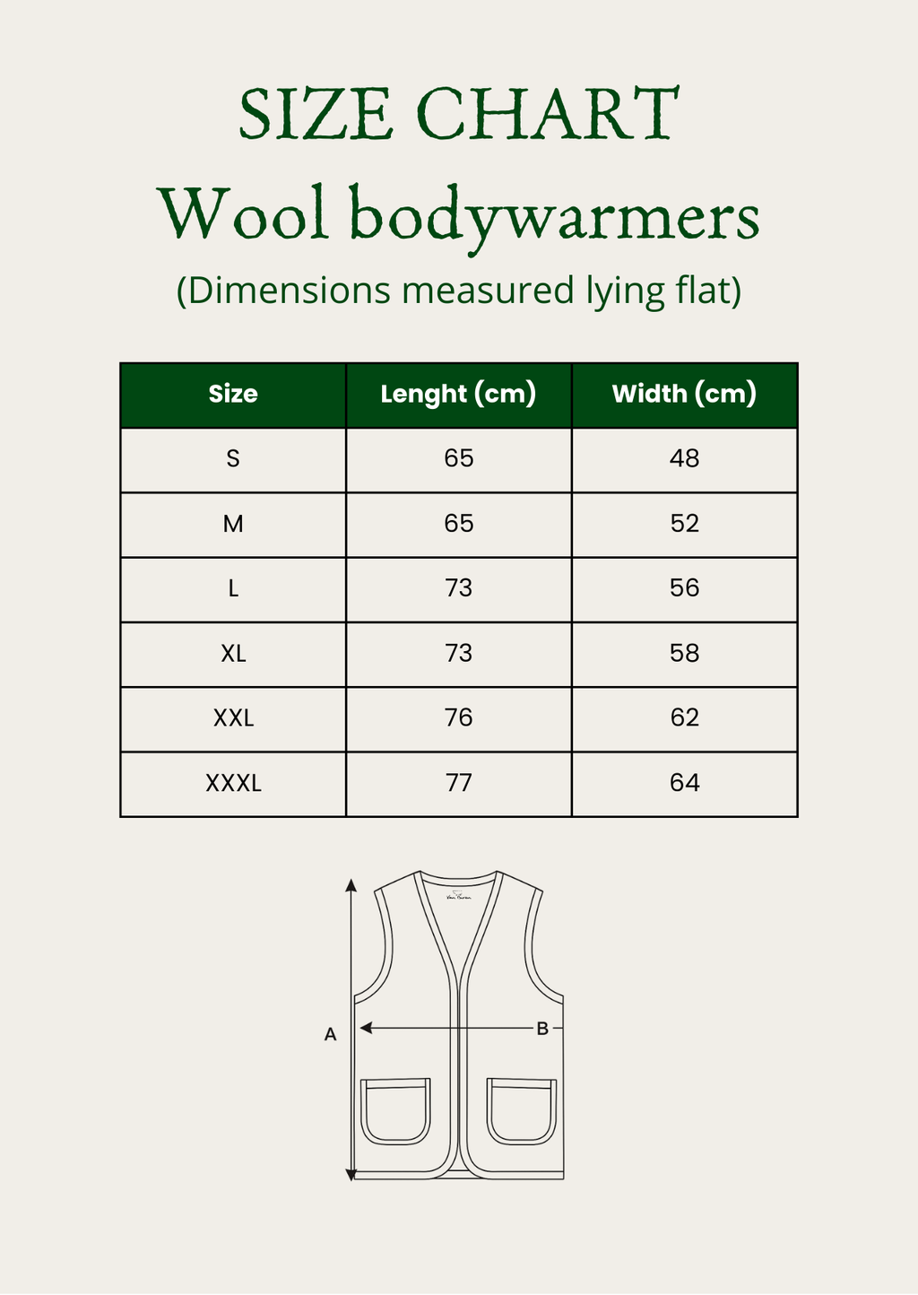 Taru 100% Pure Wool Bodywarmer Vest | 3 Styles | 6 Sizes: Camel / S