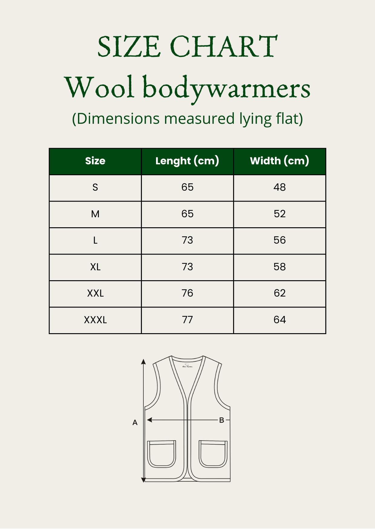 Taru 100% Pure Wool Bodywarmer Vest | 3 Styles | 6 Sizes: Camel / S
