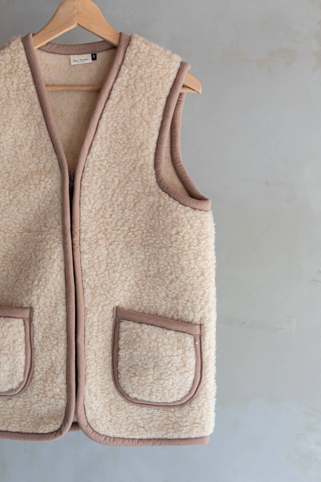 Taru 100% Pure Wool Bodywarmer Vest | 3 Styles | 6 Sizes: Camel / L