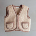 Nilo Children's Wool Bodywarmer Vest | 3 Styles | 4 Sizes: Camel / M