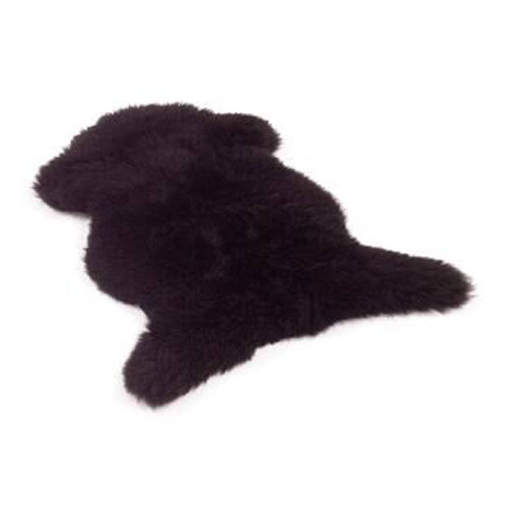 Coloured Single Sheepskin Rug With Backing Fabric: Brick / Large