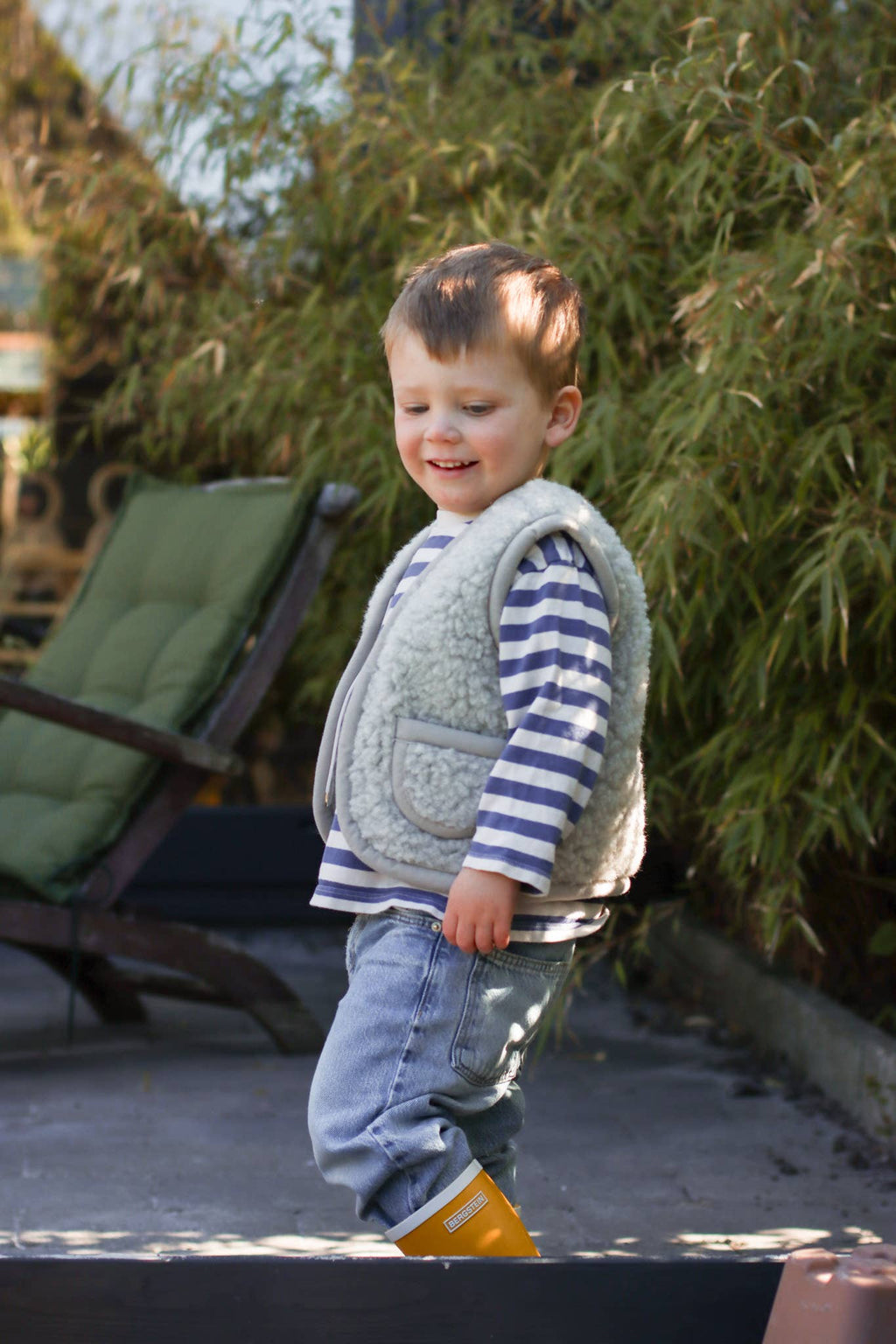 Nilo Children's Wool Bodywarmer Vest | 3 Styles | 4 Sizes: Camel / M