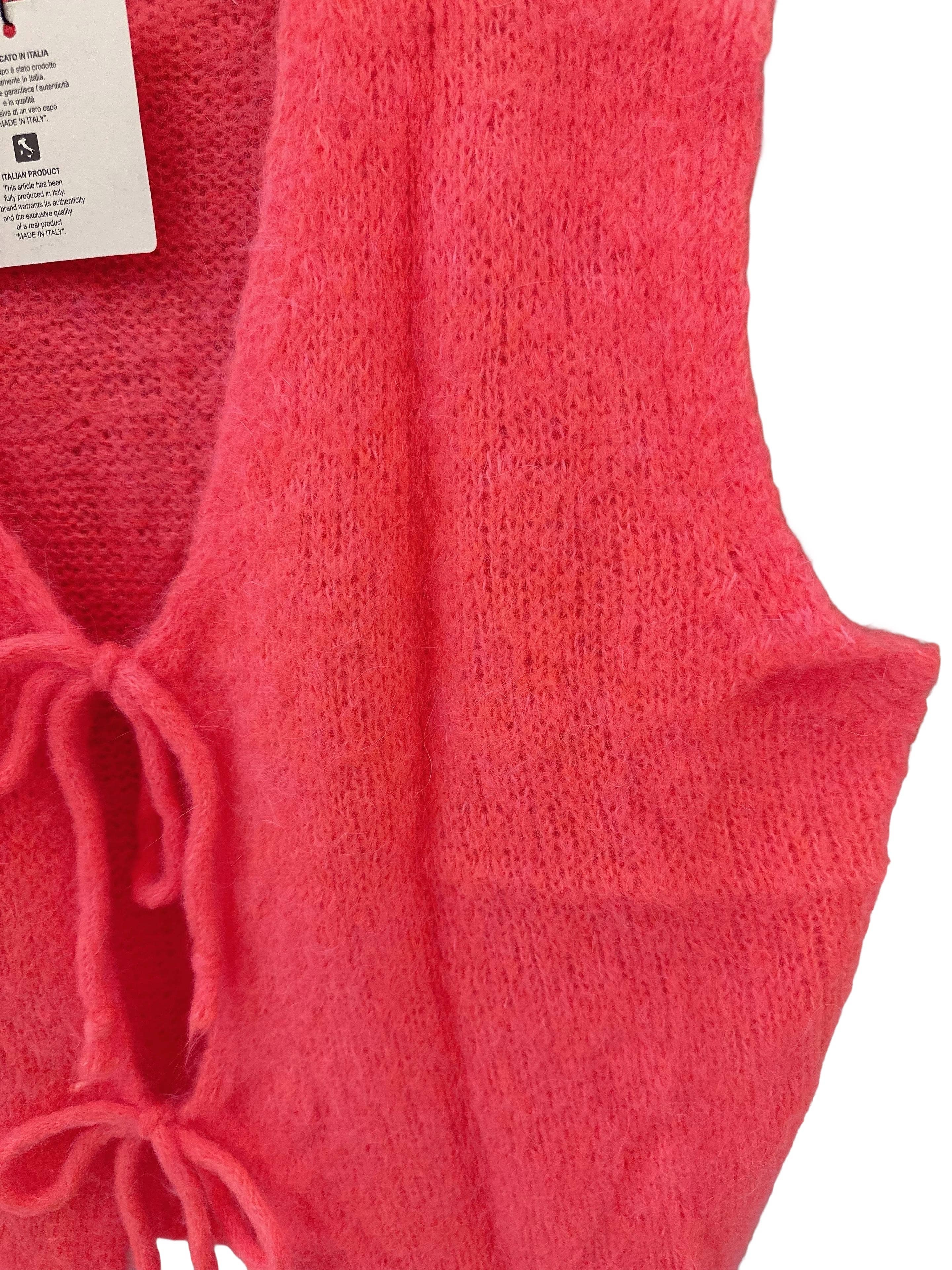 Sleeveless knit vest - Orice: Pink / One size