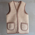 Taru 100% Pure Wool Bodywarmer Vest | 3 Styles | 6 Sizes: Camel / L