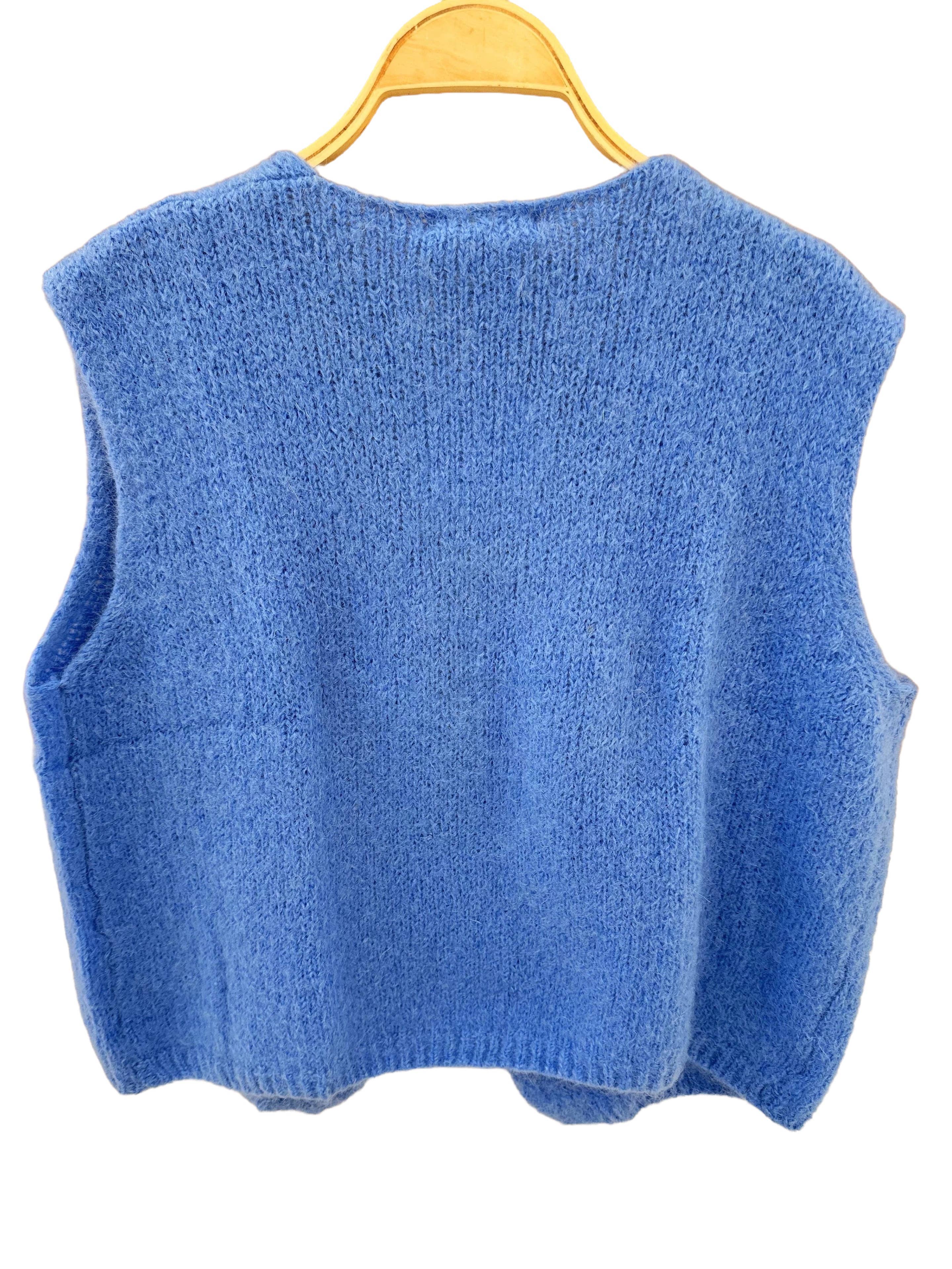 Sleeveless knit vest - Orice: Beige / One size