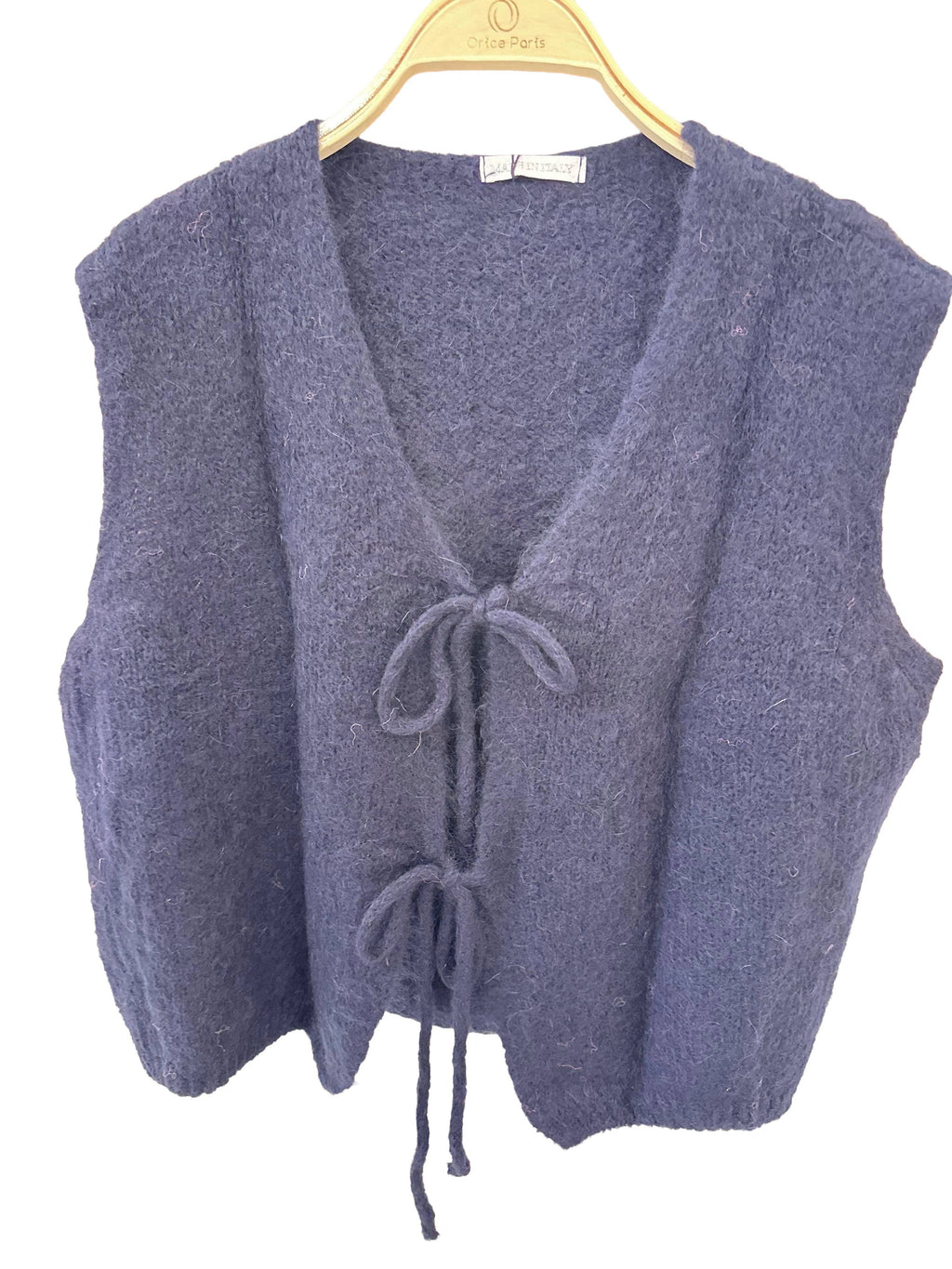 Sleeveless knit vest - Orice: Pink / One size
