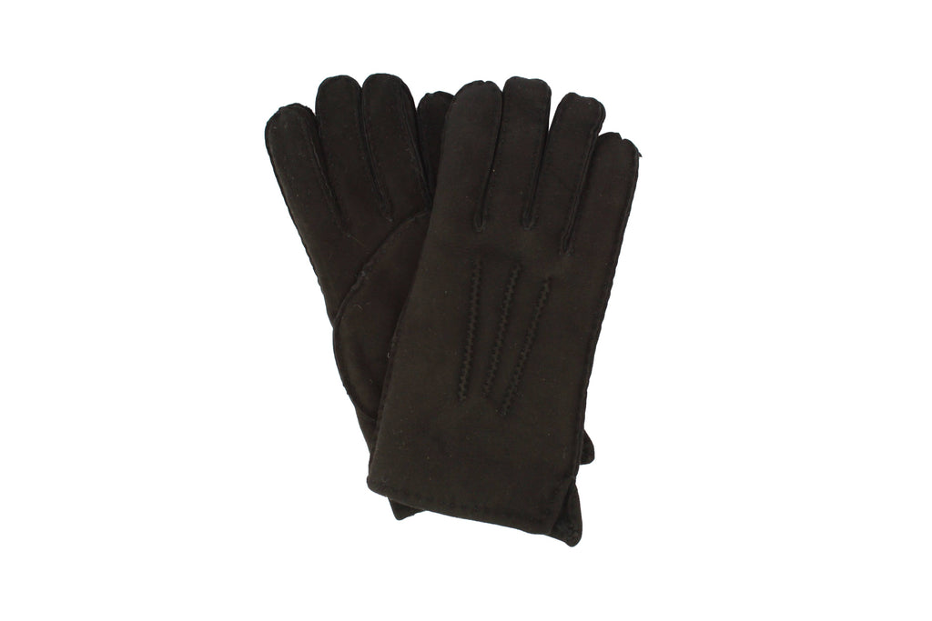 Womens 3pt Sheepskin Glove - Mixed Autumnal Shades: Brown Shades / Medium