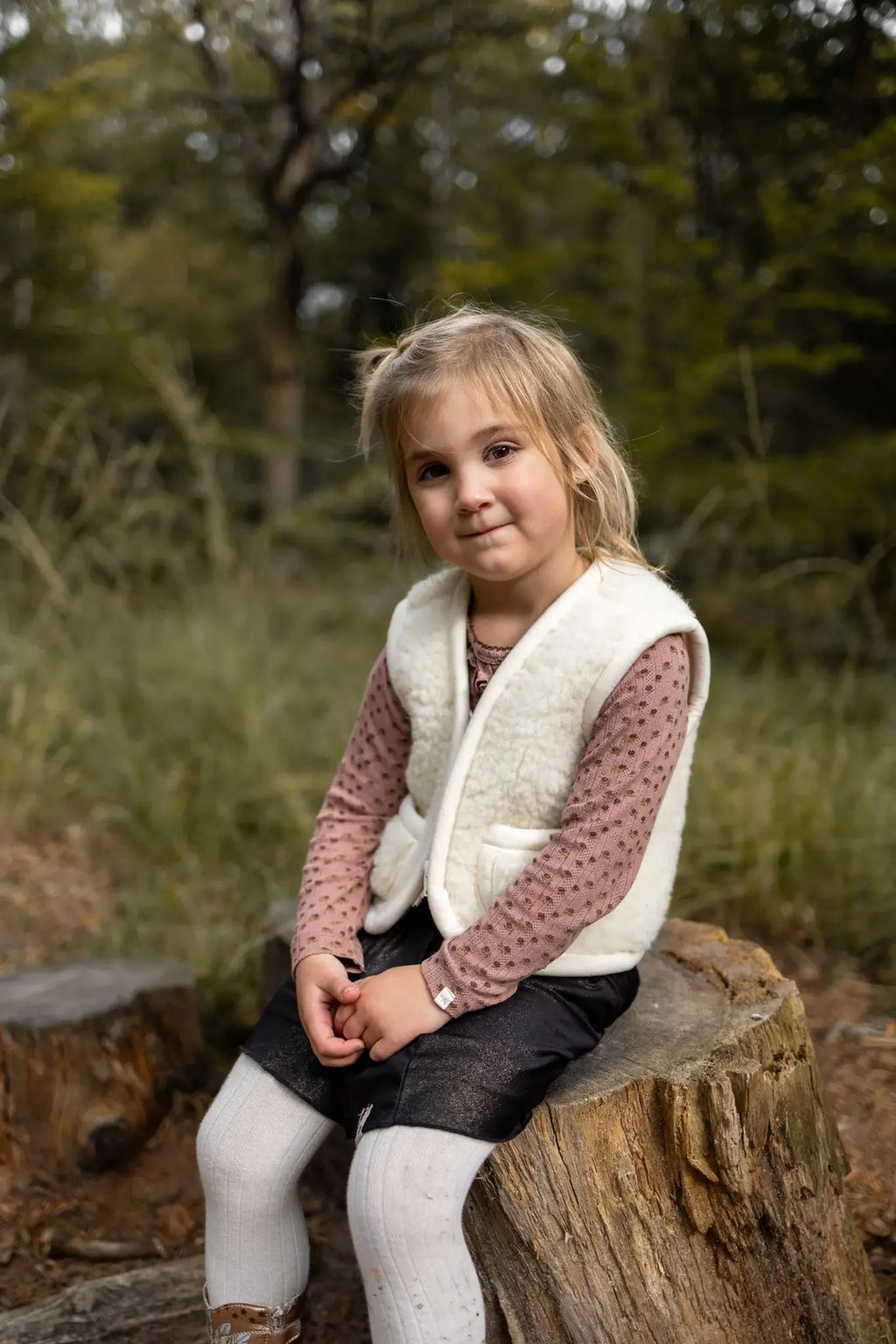 Nilo Children's Wool Bodywarmer Vest | 3 Styles | 4 Sizes: Camel / M