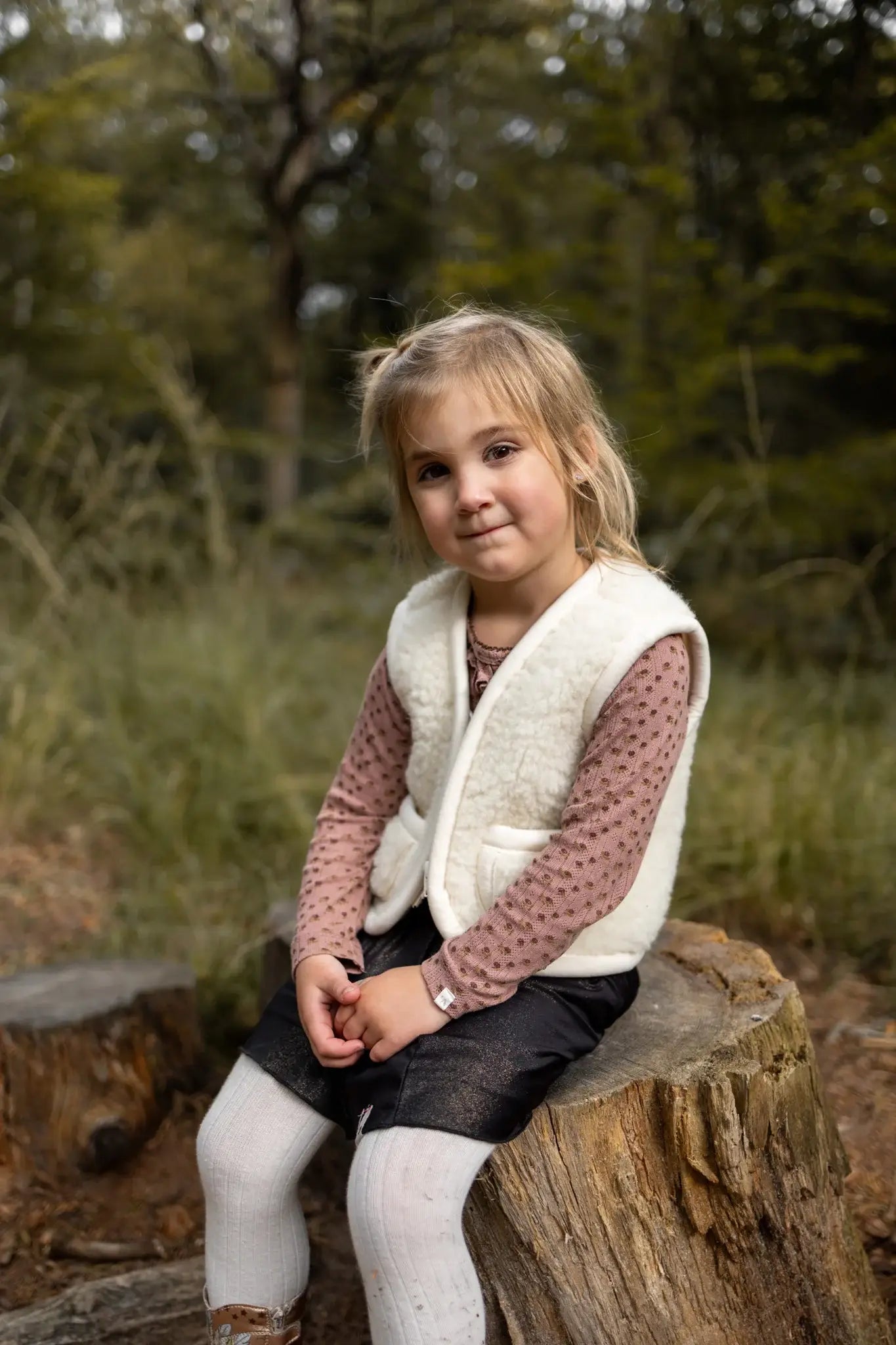 Nilo Children's Wool Bodywarmer Vest | 3 Styles | 4 Sizes: Camel / M