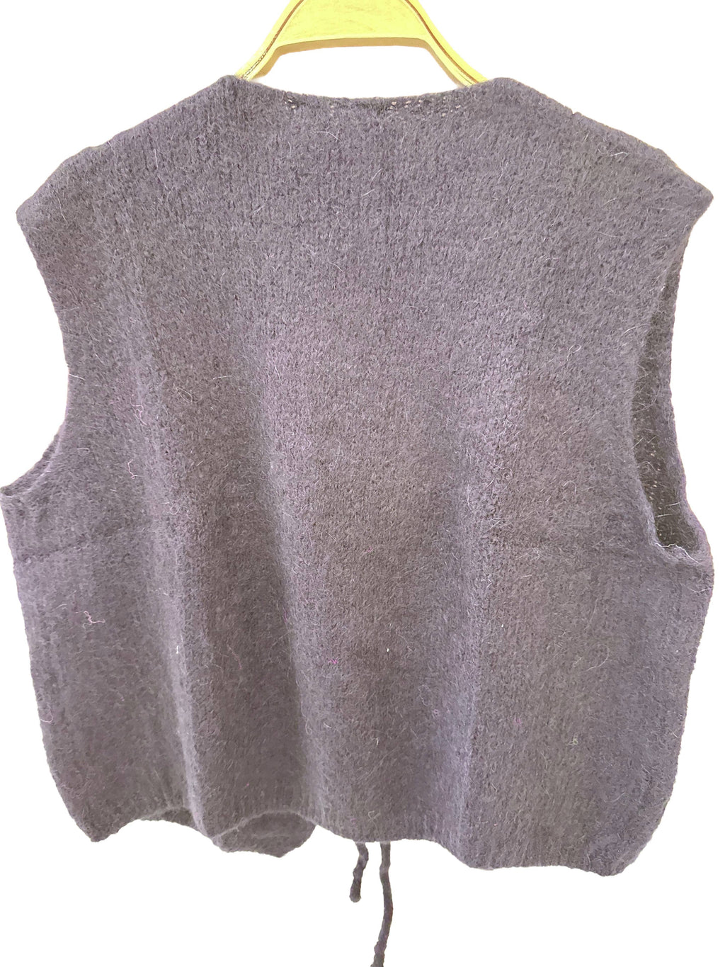 Sleeveless knit vest - Orice: Beige / One size