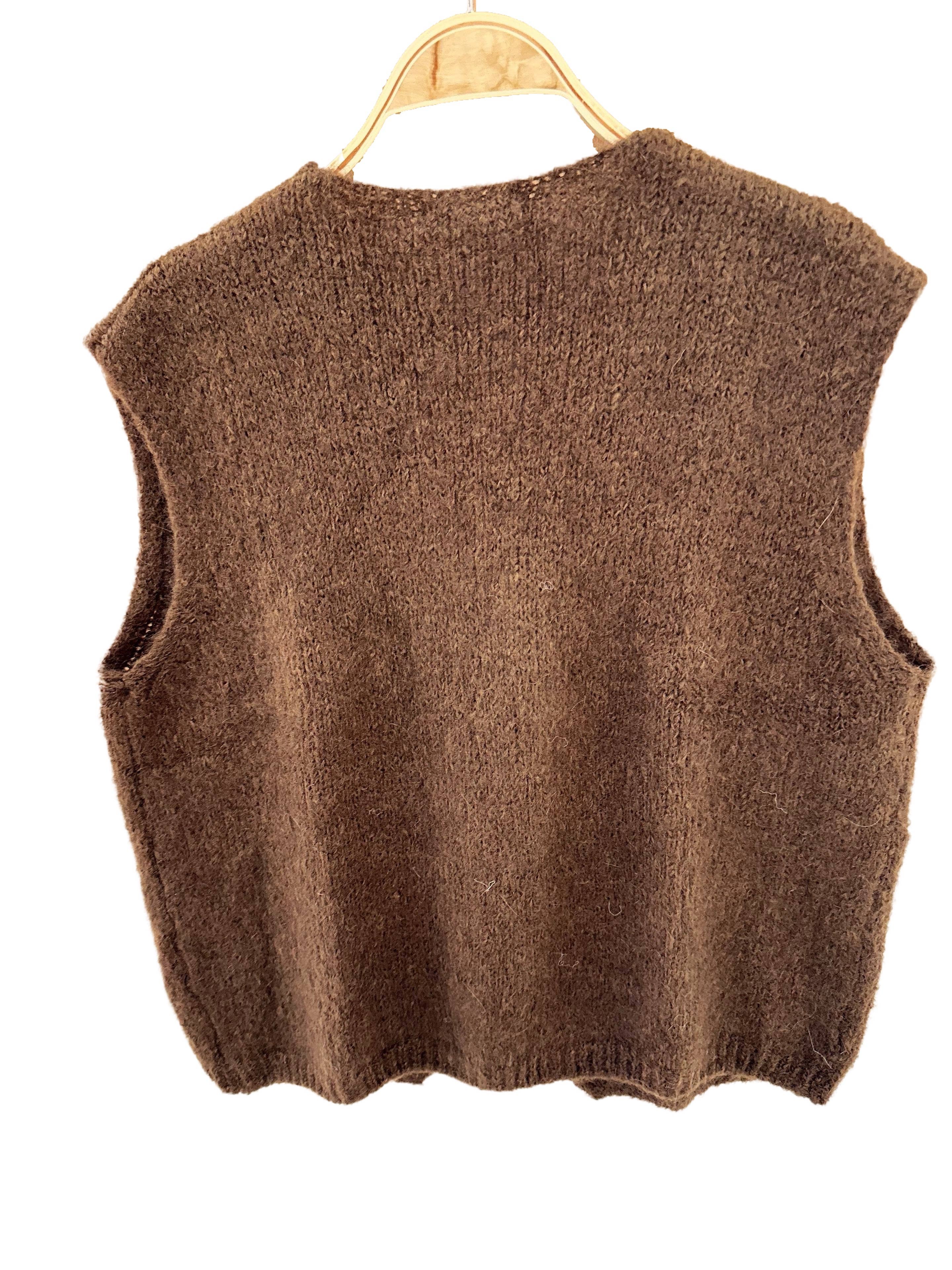 Sleeveless knit vest - Orice: Pink / One size