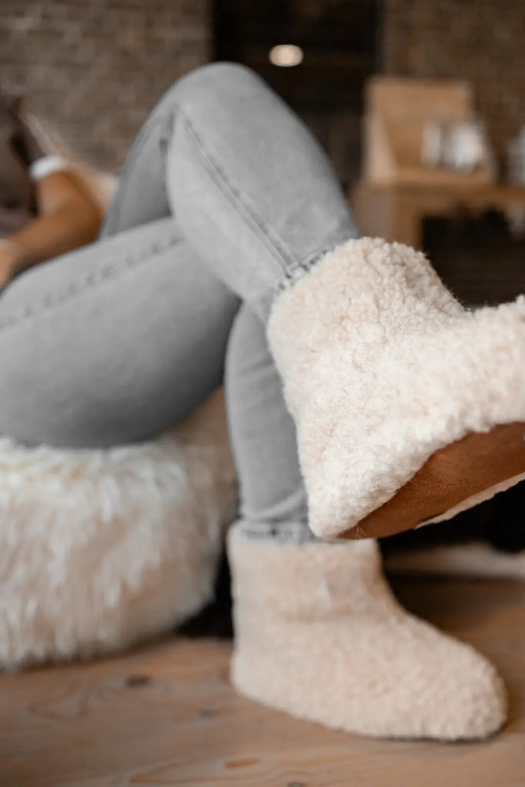 Sami Wool Slipper | Natural & Breathable | 3 Styles | 35-46: Beige / 39/40