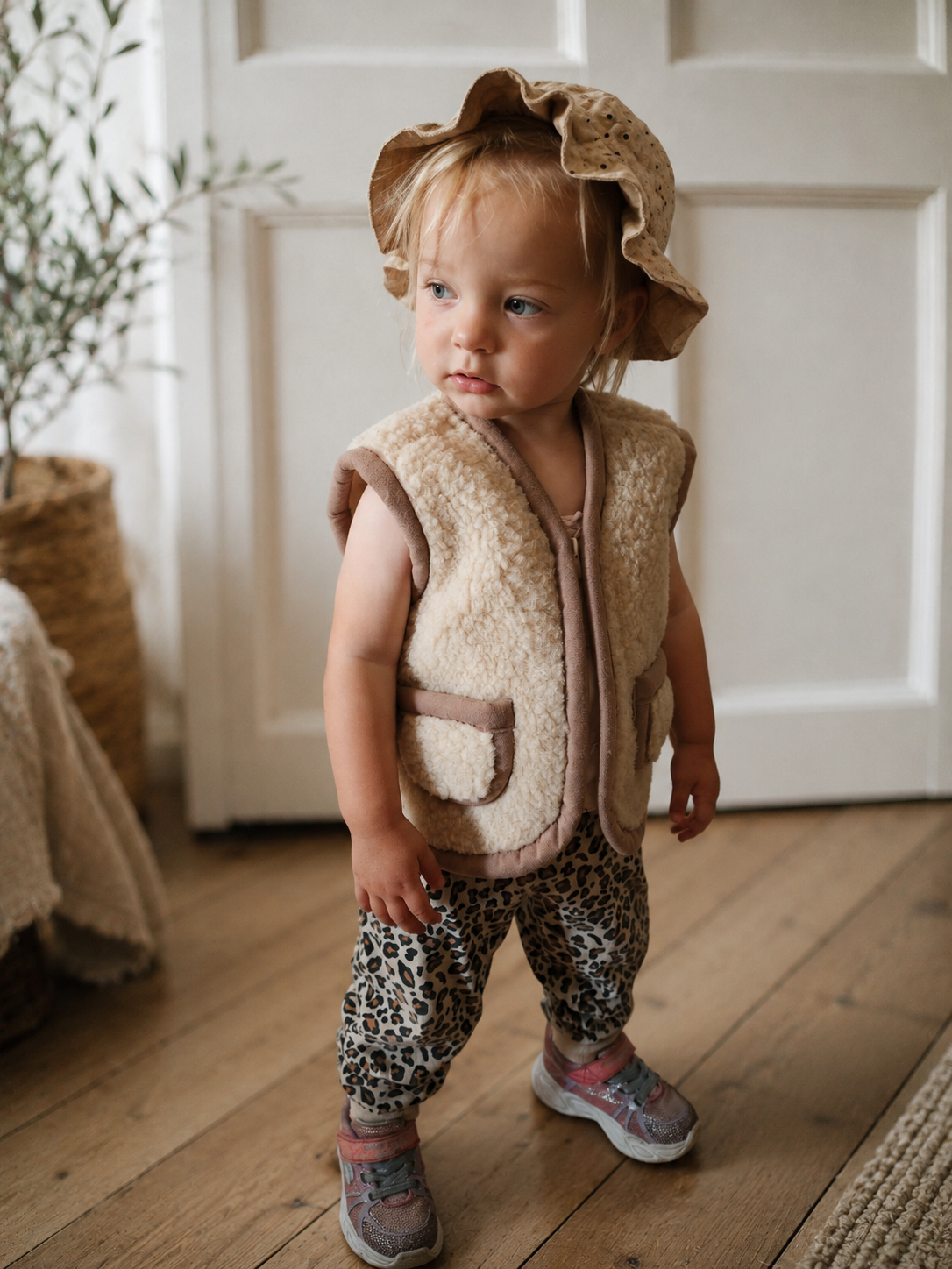 100% wool kids bodywarmer