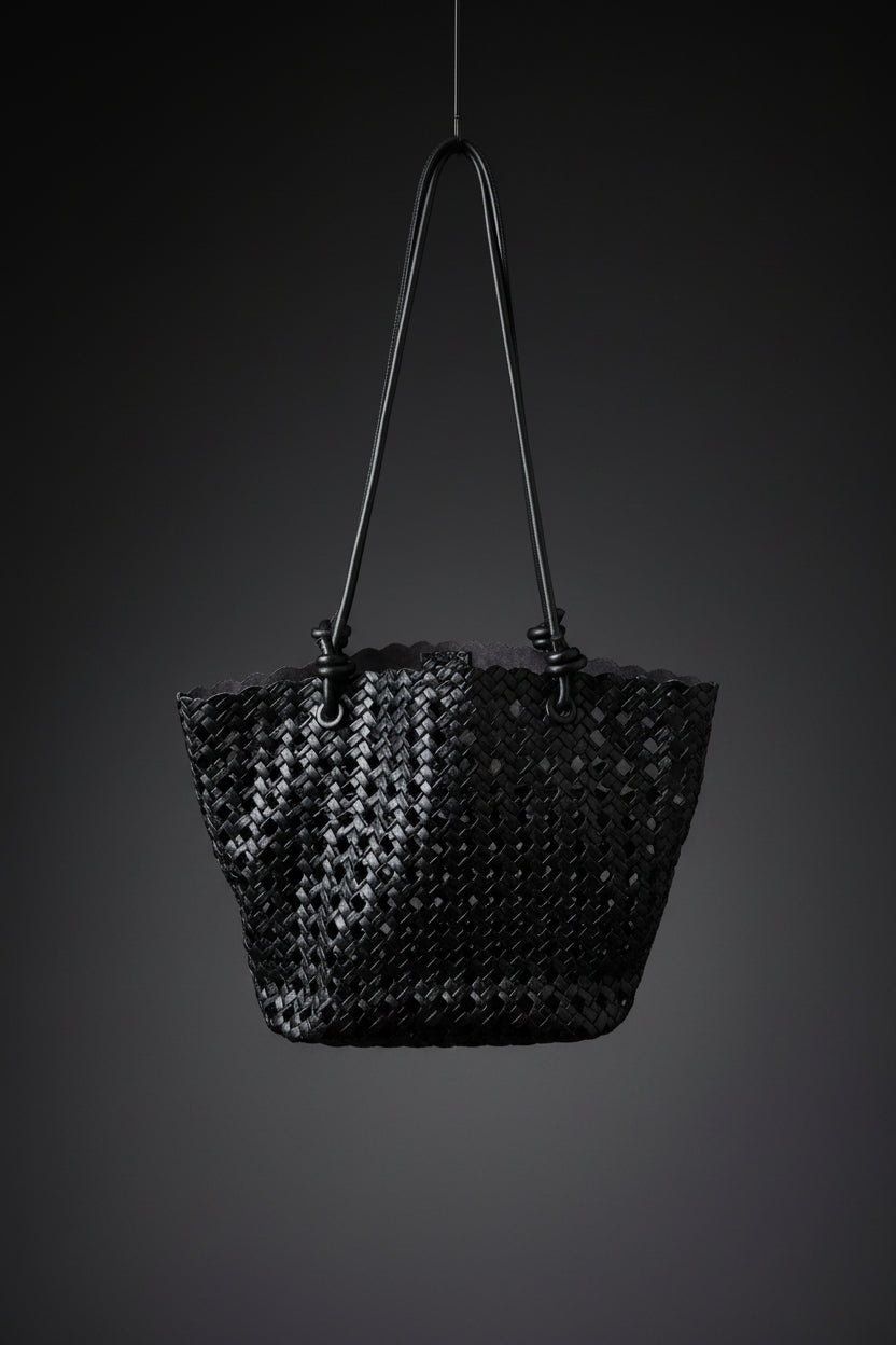 Small woven tote bag