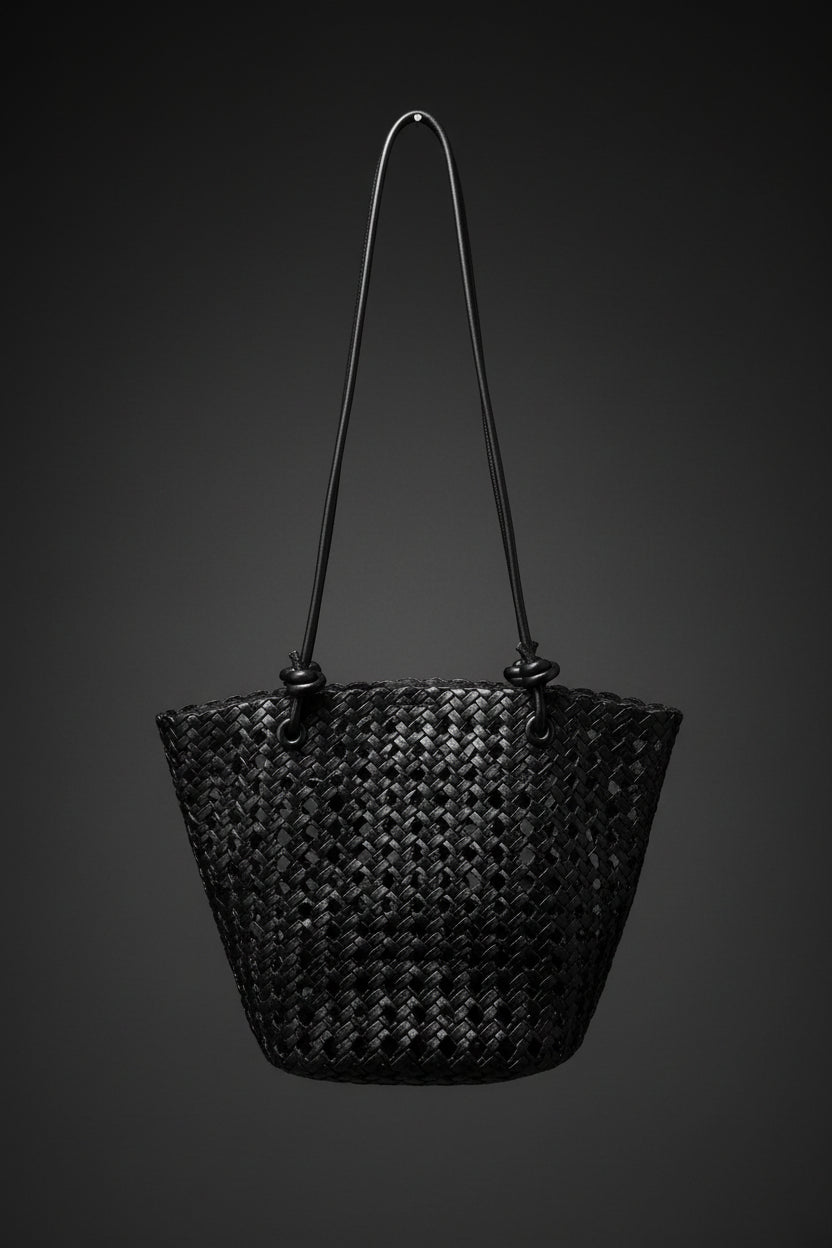 Small woven tote bag