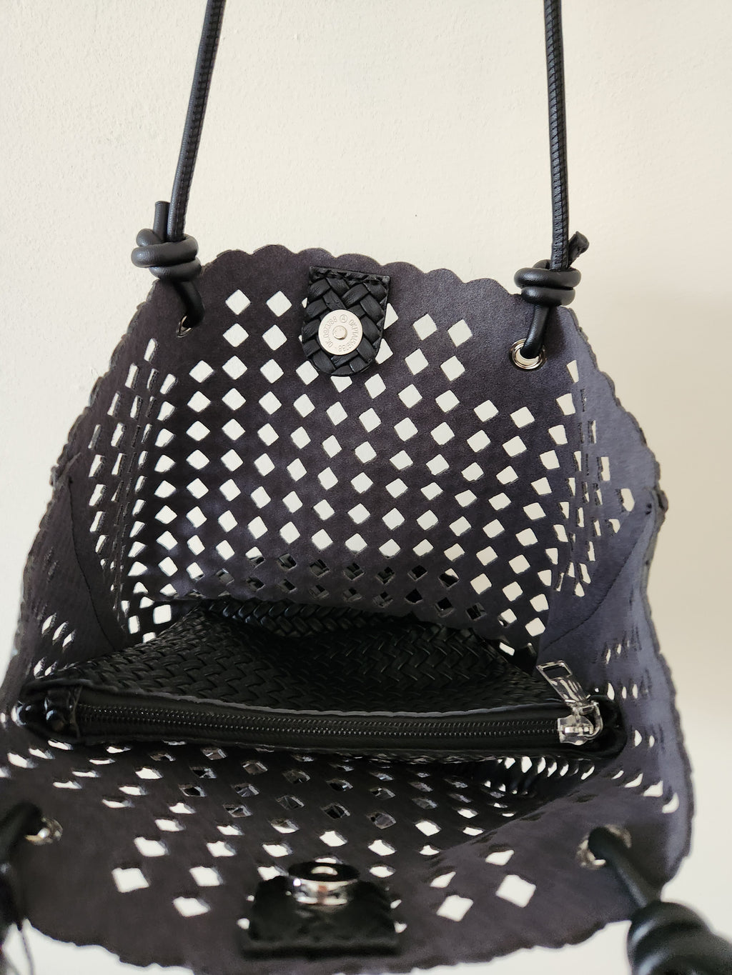 Small woven tote bag